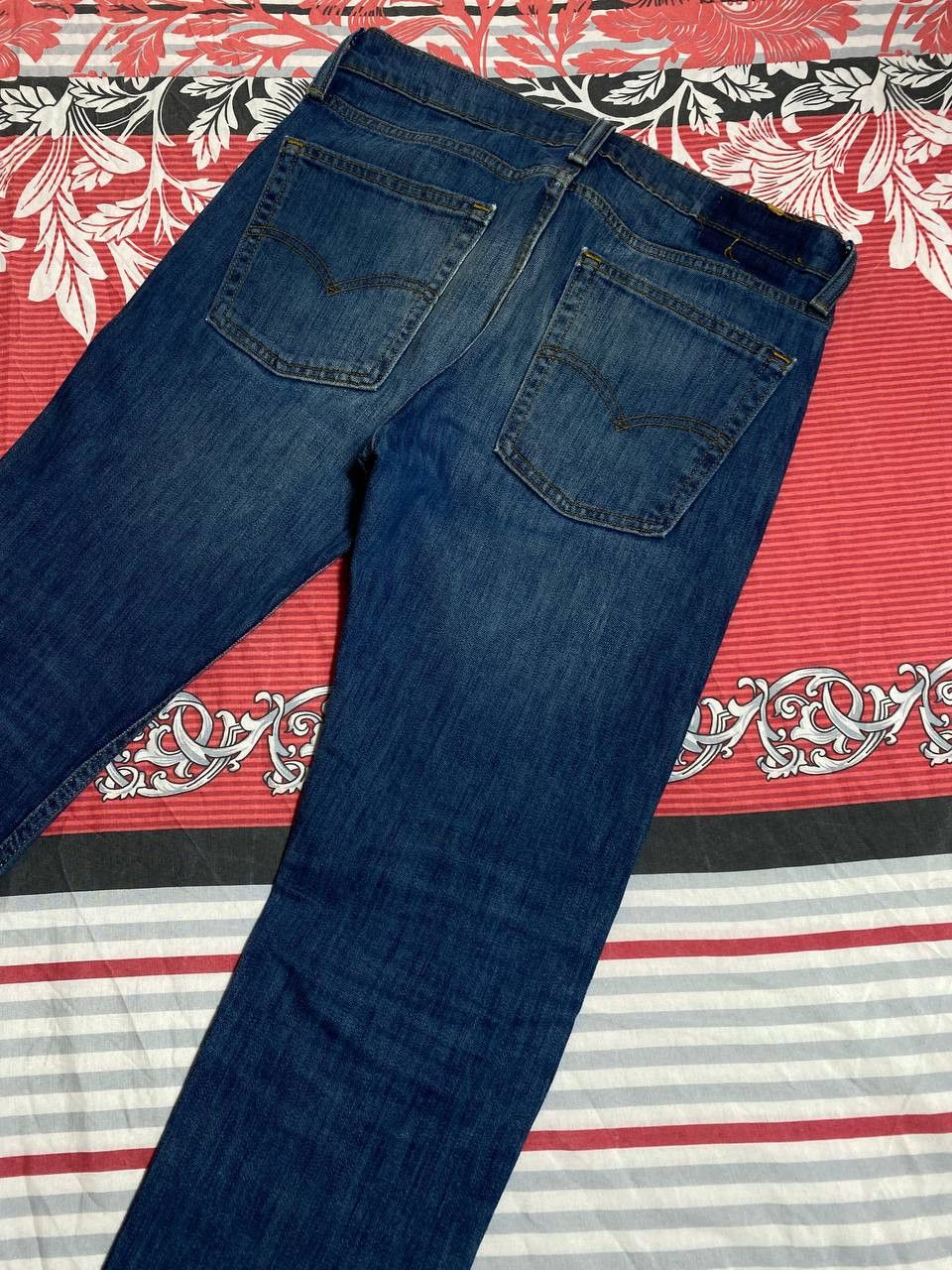 Levi's × Vintage vINTAGE Levi’s Retro Y2K Men`s Blue Denim Jeans Size US 32 / EU 48 - 5 Thumbnail