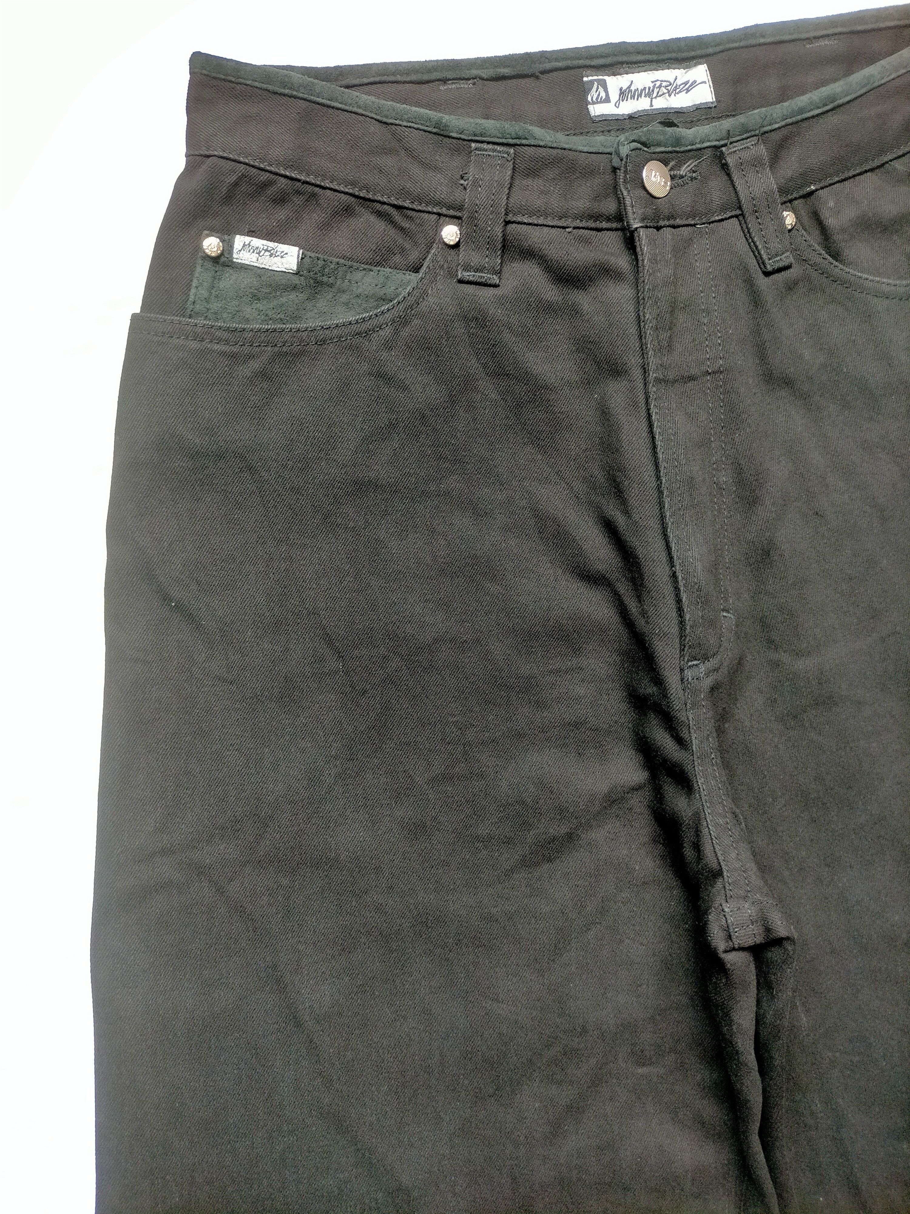 JNCO Johnny Blaze Baggy Carpenter Hip Hop Black Jeans Size US 32 / EU 48 - 11 Thumbnail