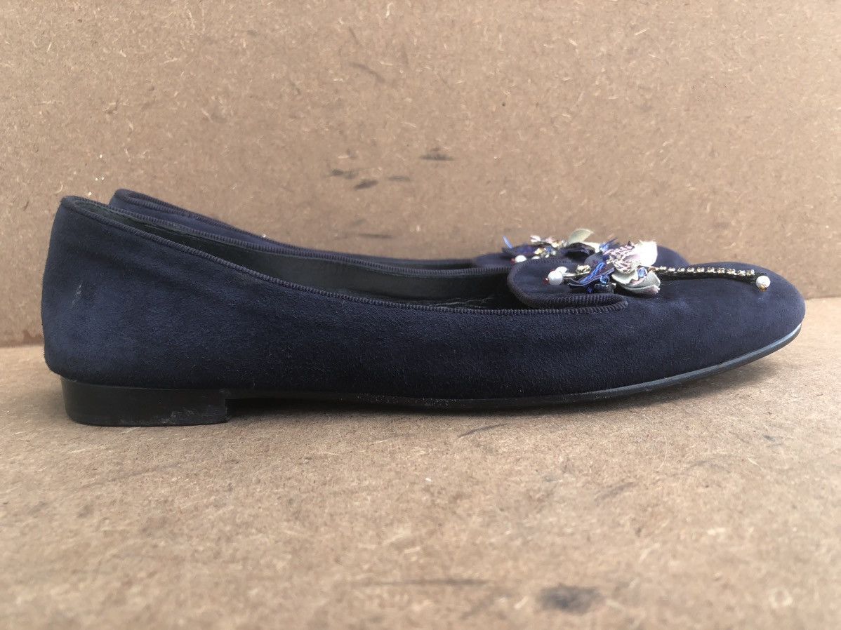 Christian Dior Monsieur Christian Dior Nevy Blue Women’s Flat Shoes Size 37 Size US 6.5 / IT 36.5 - 2 Thumbnail