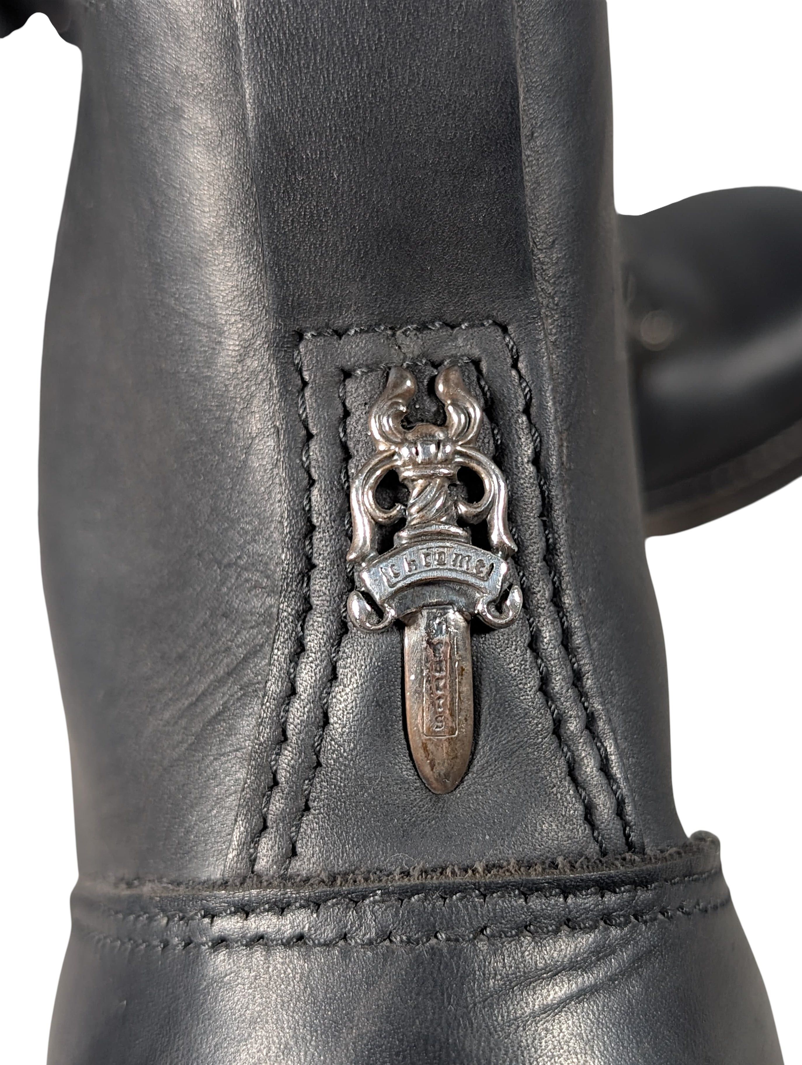 Chrome Hearts Chrome Hearts Wesco Fireman Boots Silver Dagger Zippers Size US 10 / EU 43 - 8 Thumbnail
