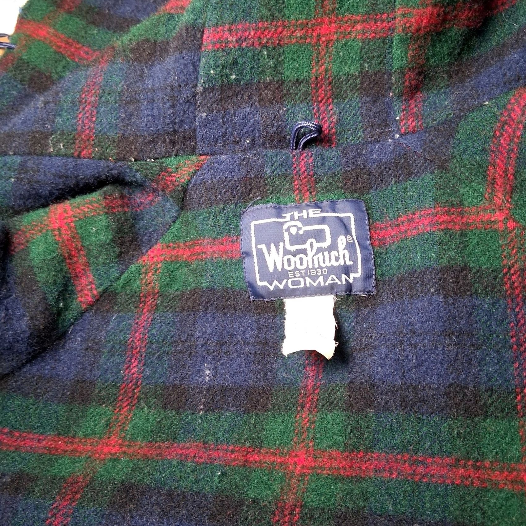Vintage VINTAGE Woolrich Woman Work Coat L Red Hooded Wool Blend Lined Utility Jacket Workwear Barn Chore Coat Women Mens? Size L / US 10 / IT 46 - 6 Thumbnail