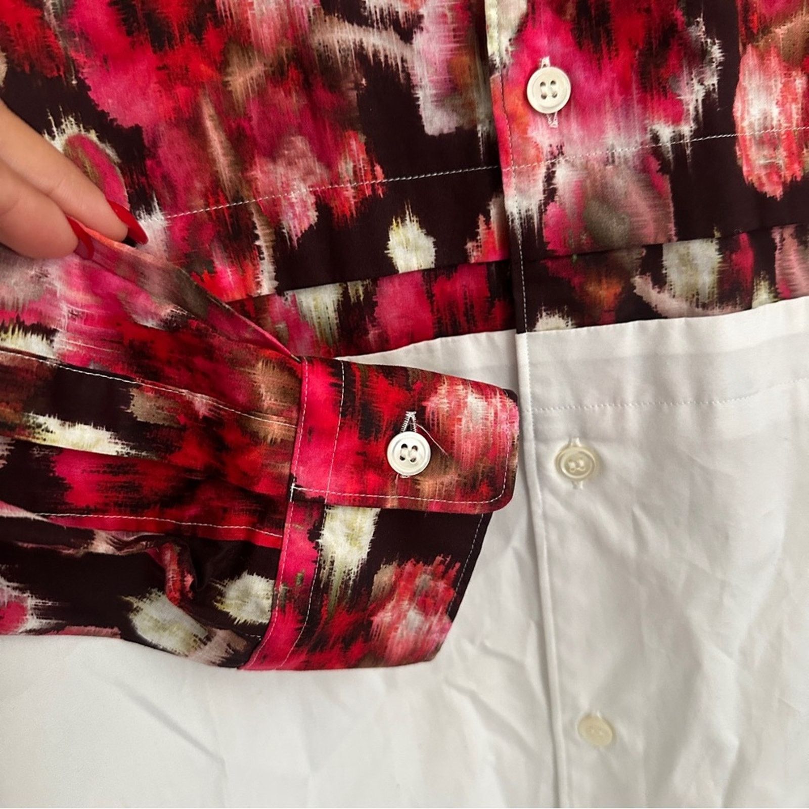 Comme des Garcons COMME des GARÇONS HOMME PLUS Cotton Poplin Floral Shirt Size US S / EU 44-46 / 1 - 7 Thumbnail