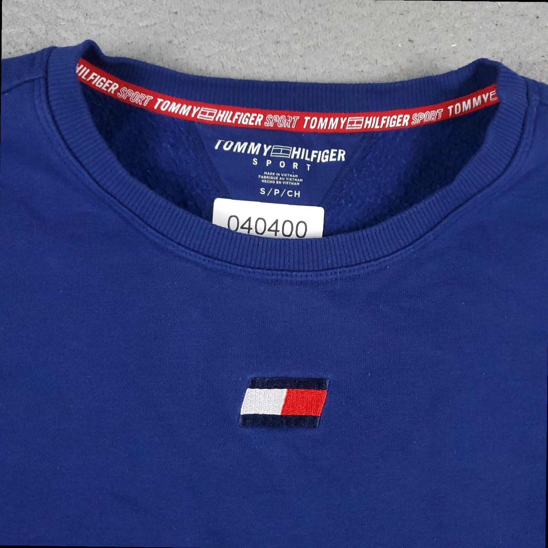 Tommy Hilfiger Tommy Hilfiger Pullover Sweater Womens Small Blue Long Sleeve Crew Neck Cotton Size S / US 4 / IT 40 - 2 Thumbnail