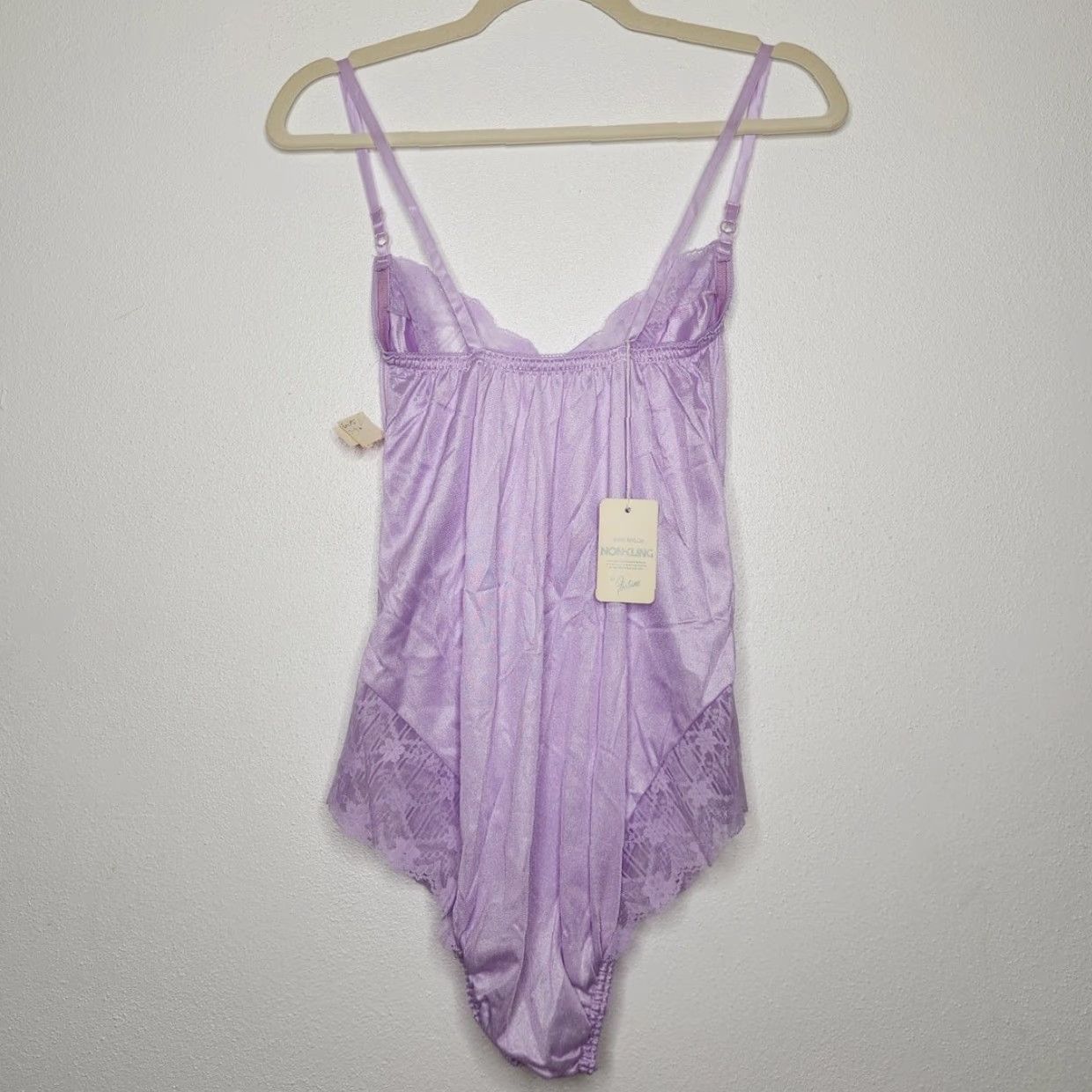 Vintage VINTAGE Fortune One Piece Teddy Bodysuit L Purple NWT Women’s Fairy Satin Lace Size L / US 10 / IT 46 - 6 Thumbnail