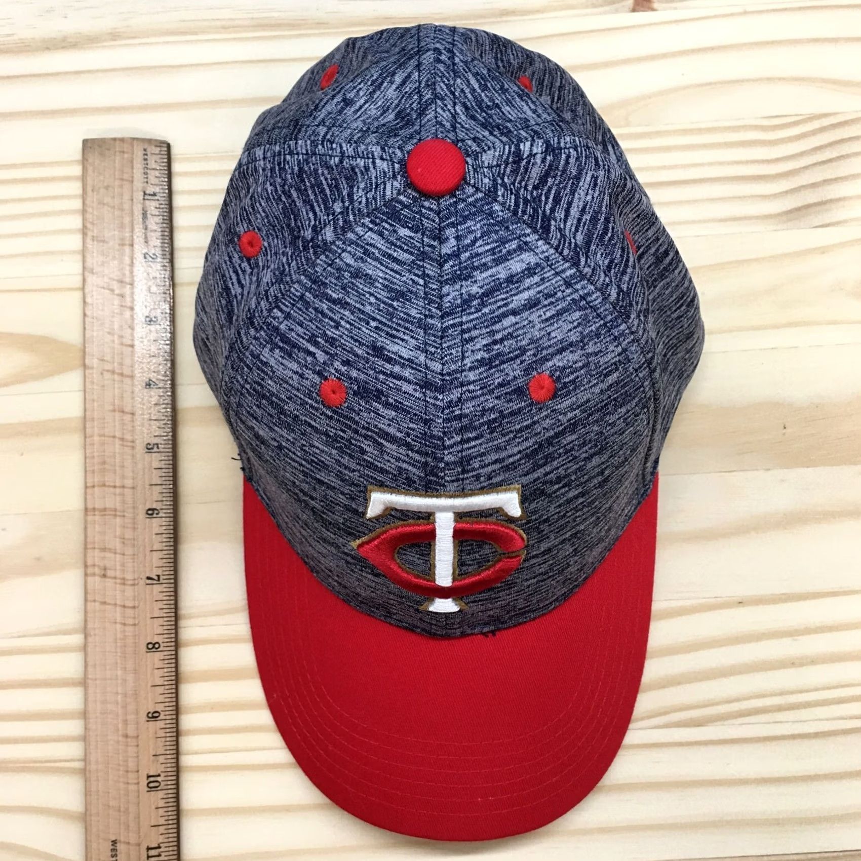 Twins Minnesota Twins Melonwear Baseball Cap Mens Blue Red One Size Embroidered Logo Size ONE SIZE - 3 Thumbnail