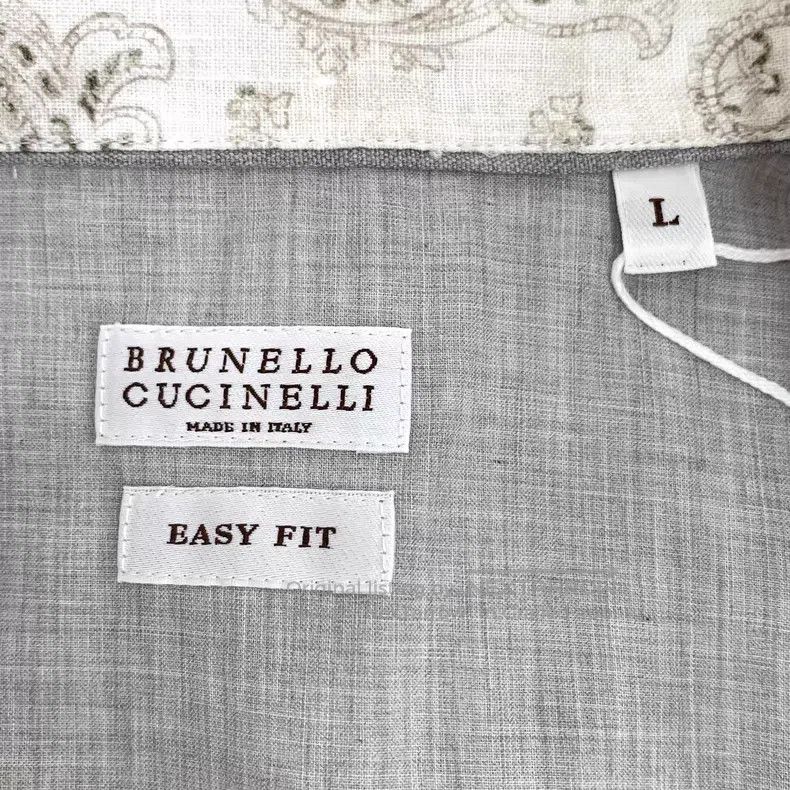 Brunello Cucinelli Brunello Cucinelli Contrast Panel Cuban Floral Printed Lin Size L / US 10 / IT 46 - 5 Thumbnail