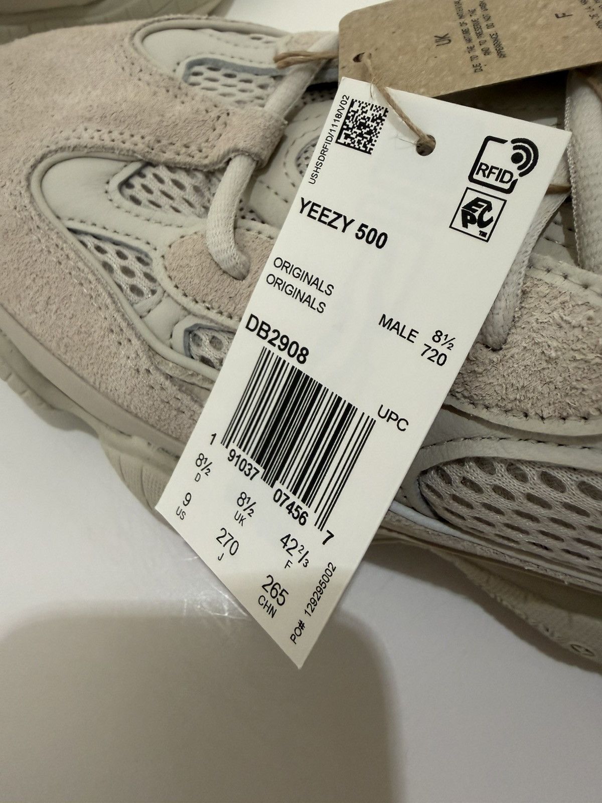 Yeezy adidas Yeezy 500 Blush New Ships Today Size US 9 / EU 42 - 9 Thumbnail