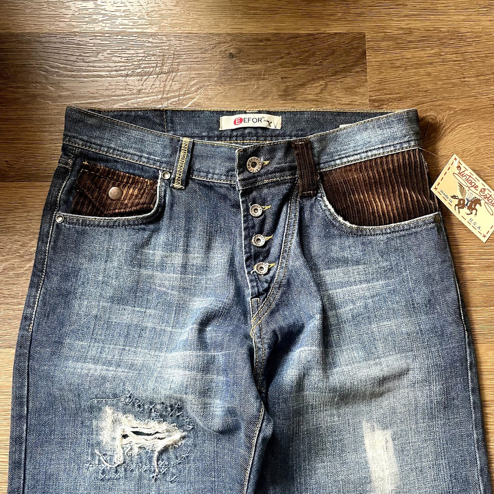 Other Retro Denim & Corduroy Jeans Size 30" / US 8 / IT 44 - 3 Thumbnail