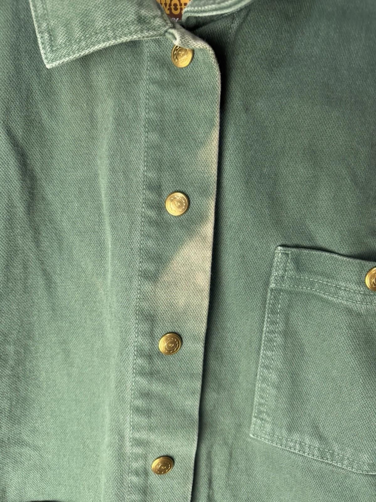 Big Bud Press Big Bud Press Work Jacket Denim Green M Distressed Size US XXL / EU 58 / 5 - 3 Thumbnail