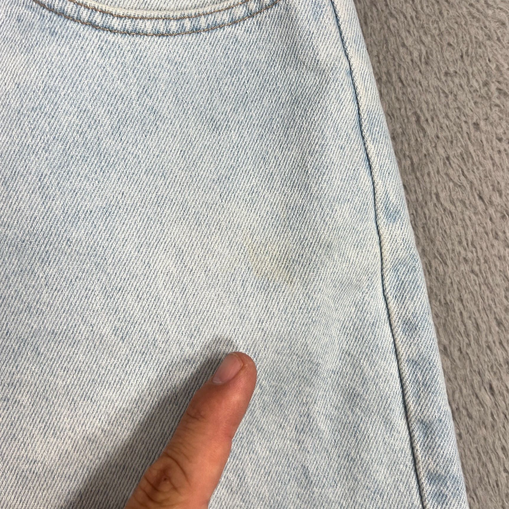 Faded Glory VINTAGE Faded Glory Men's 36 Denim Shorts Casual 90s Light Blue Distressed Cotton Jorts Size US 36 / EU 52 - 3 Thumbnail