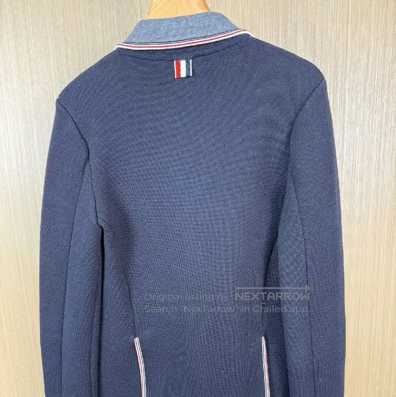 Thom Browne Thom Browne Navy Cotton Women's Cardigan . Size M / US 6-8 / IT 42-44 - 2 Thumbnail
