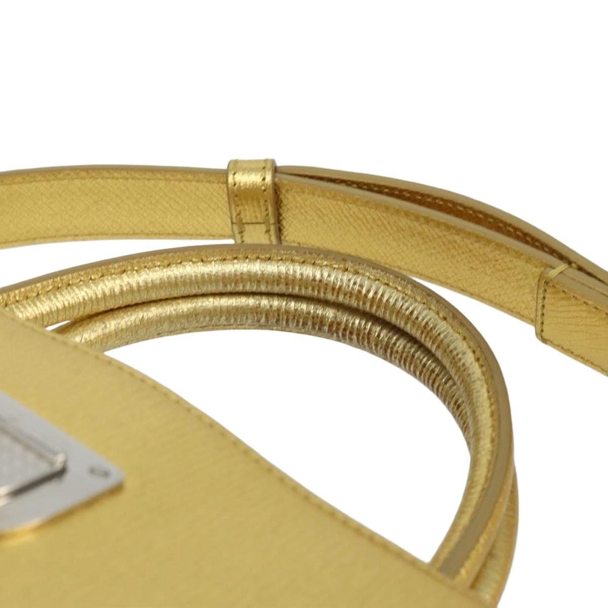 Dior Dior Leather Handbag Gold Size ONE SIZE - 7 Thumbnail
