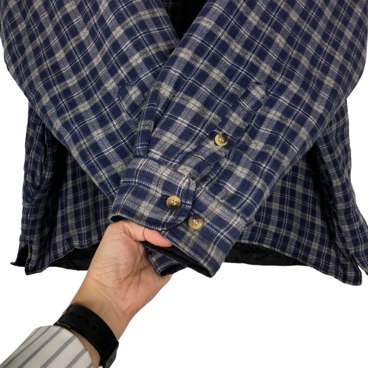 Japanese Brand Vintage Flannel Wool Jacket Tartan Design Alaska Wilderness Size US XXL / EU 58 / 5 - 13 Thumbnail