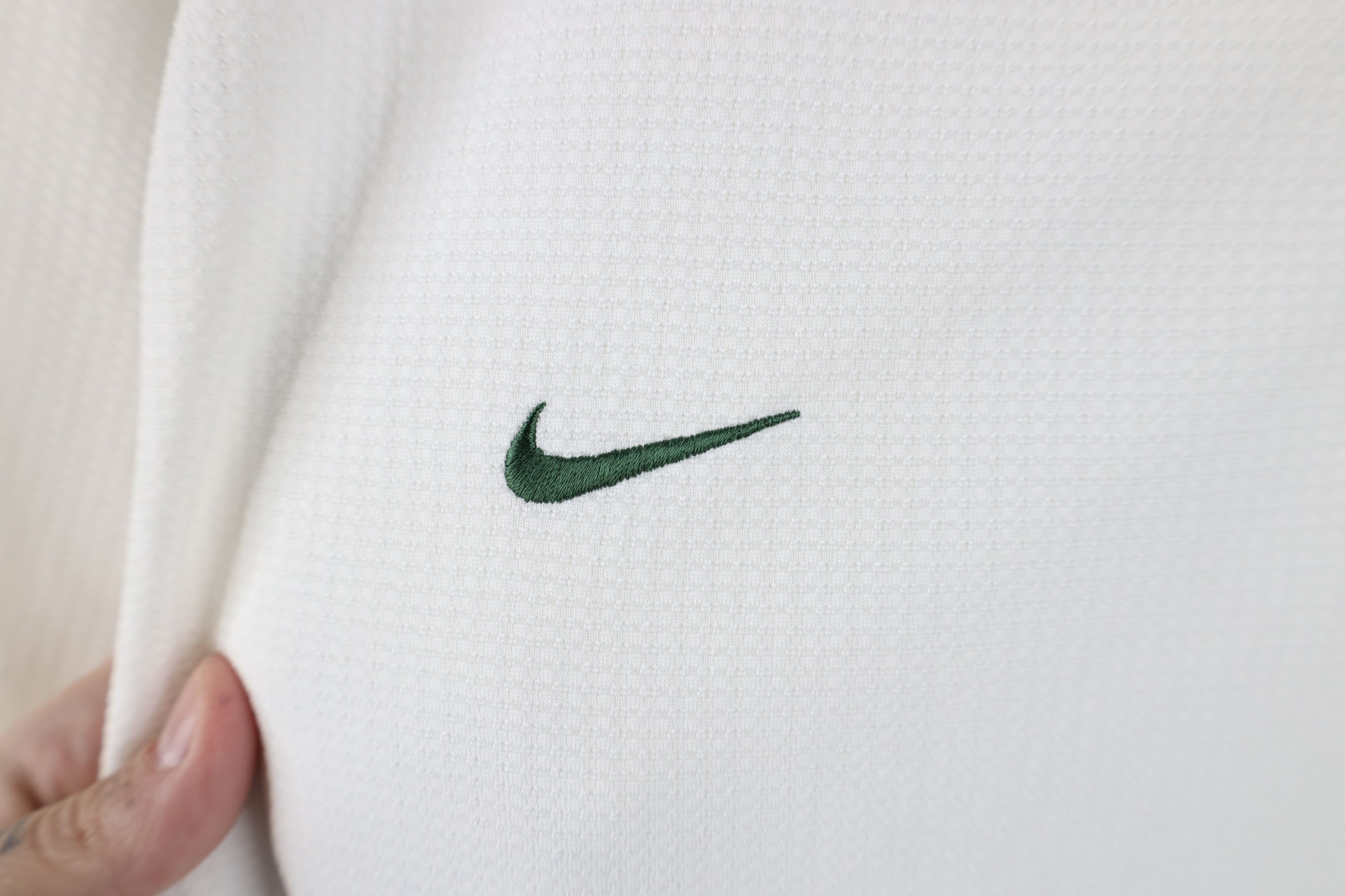 Nike × Vintage Vintage Nike University of Miami Thermal Knit Golf Polo Size XL / US 12-14 / IT 48-50 - 5 Thumbnail