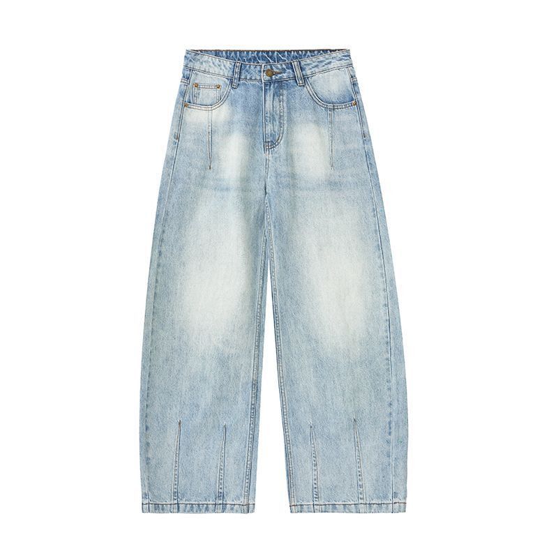 Japanese Brand American high street men's wide-leg baggy jeans Size US 32 / EU 48 - 4 Thumbnail