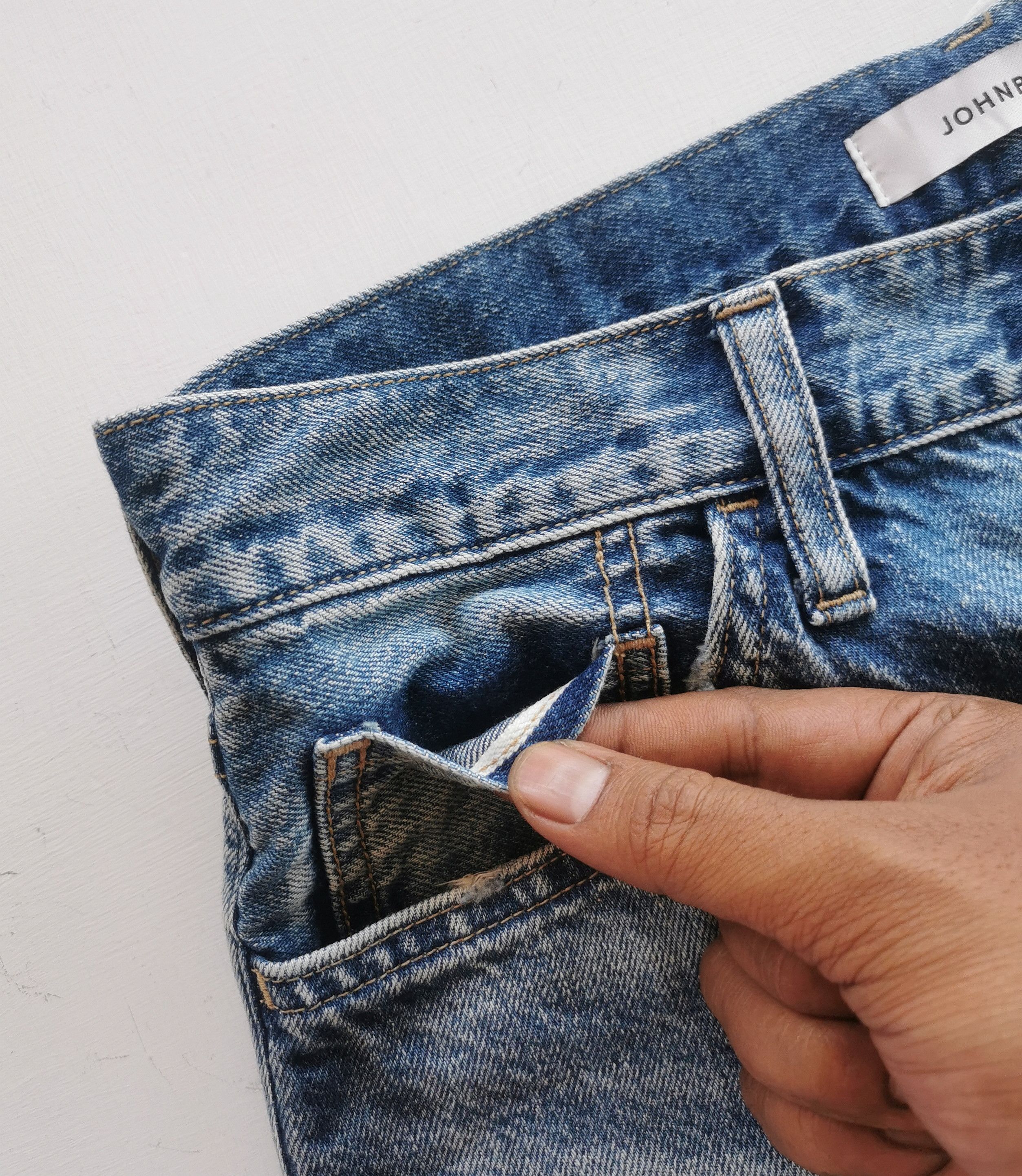 Johnbull Johnbull Selvedge Boro Jeans 30x27 Size US 30 / EU 46 - 5 Thumbnail