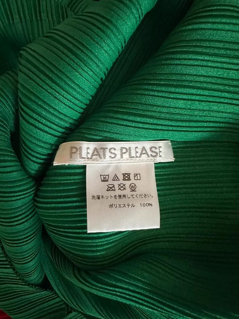 Issey Miyake issey miyake size:3 Green pleated coat Size XXS / US 00 / IT 34 - 2 Thumbnail