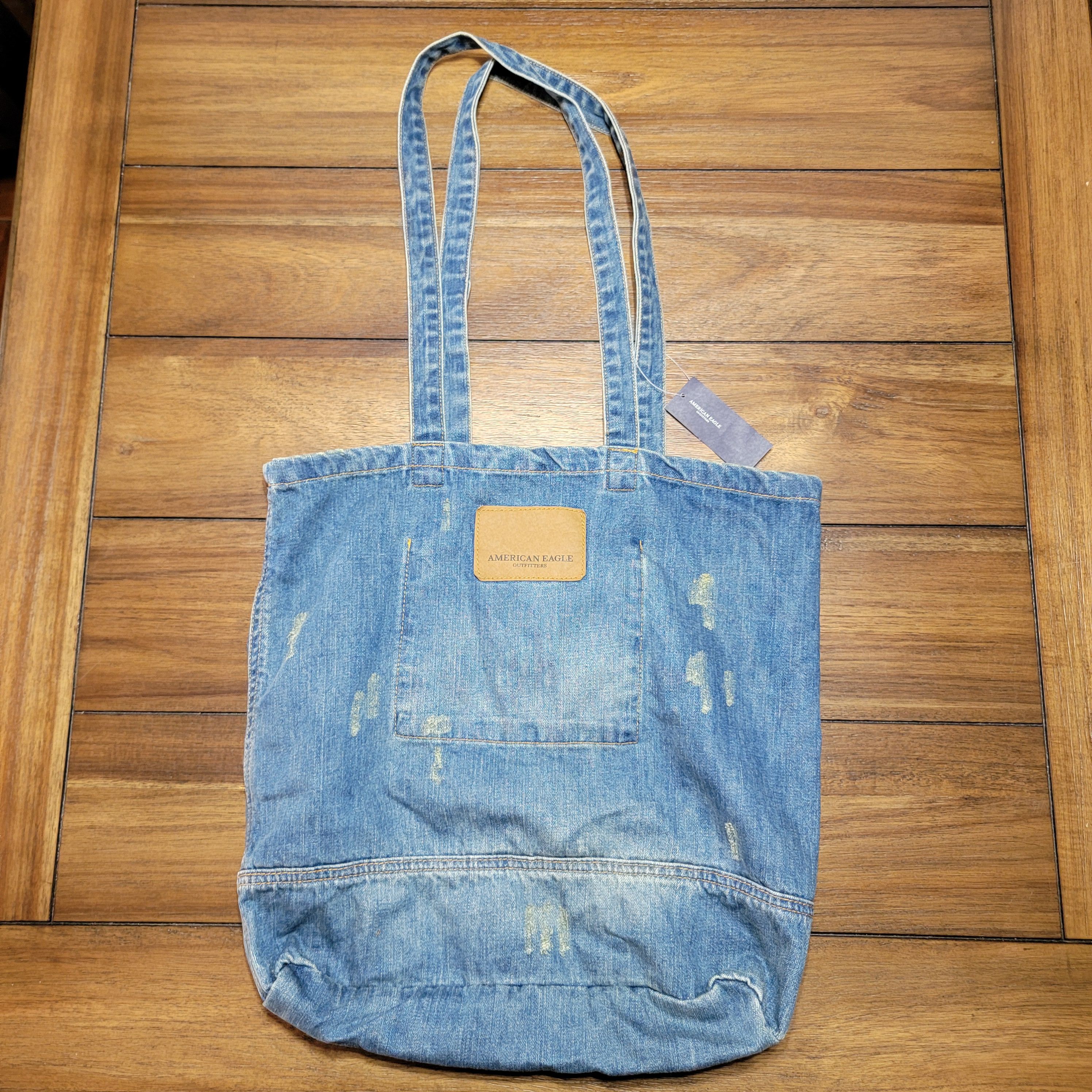 American Eagle Outfitters American Eagle Outfitters Denim Tote Bag - NWT Size ONE SIZE - 2 Thumbnail