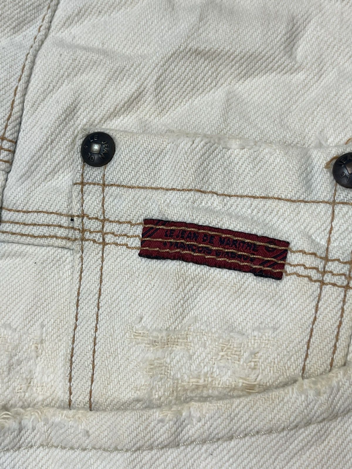Marithe + Francois Girbaud Vintage Marithe+Francois Girbaud Jeans Straight Cut Size US 31 - 12 Thumbnail
