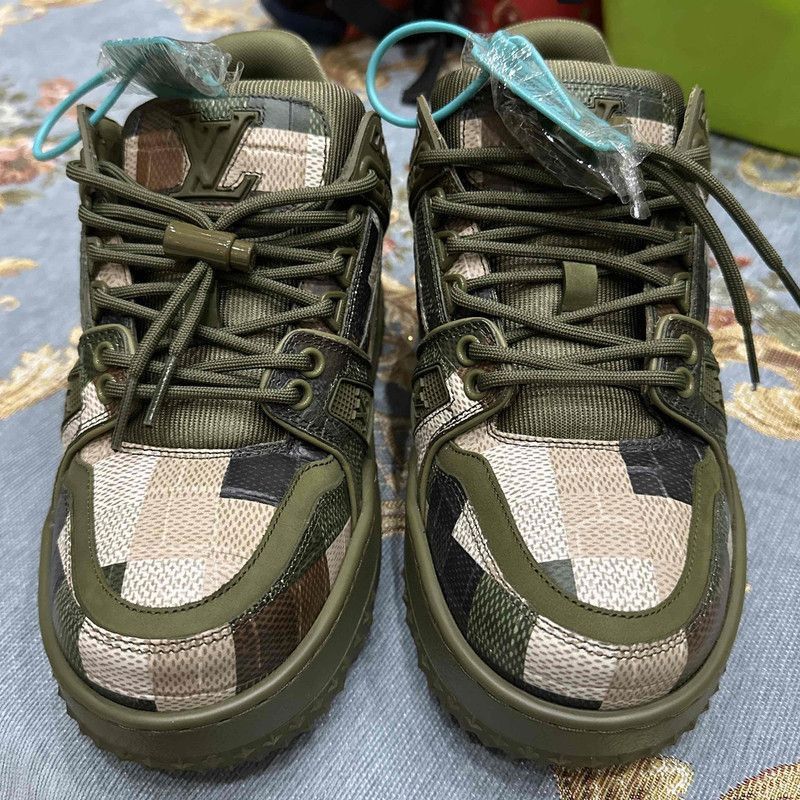 Louis Vuitton Louis Vuitton Trainer Maxi Low-Top Sneakers -2508 Size US 6.5 / EU 39-40 - 2 Thumbnail