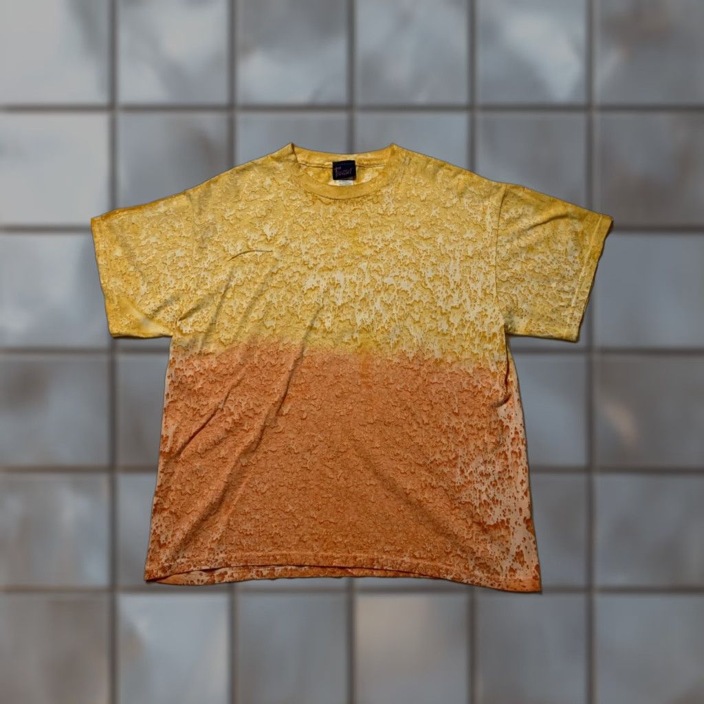 Vintage VINTAGE Freeze Tag 90s Y2K AOP S/S Crewneck T-Shirt L Mens Yellow Burst Orange Yellow - 50x28.5 Size US L / EU 52-54 / 3 - 1 Thumbnail