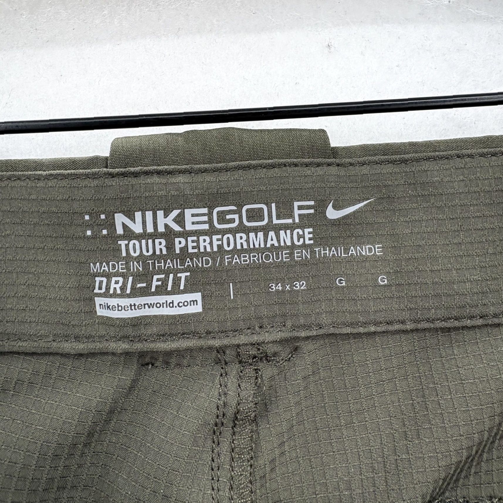 Nike Nike Golf Pants Mens 34x32 Green Tour Performance Dri-Fit Stretch Polyester Pants Size US 34 / EU 50 - 4 Thumbnail