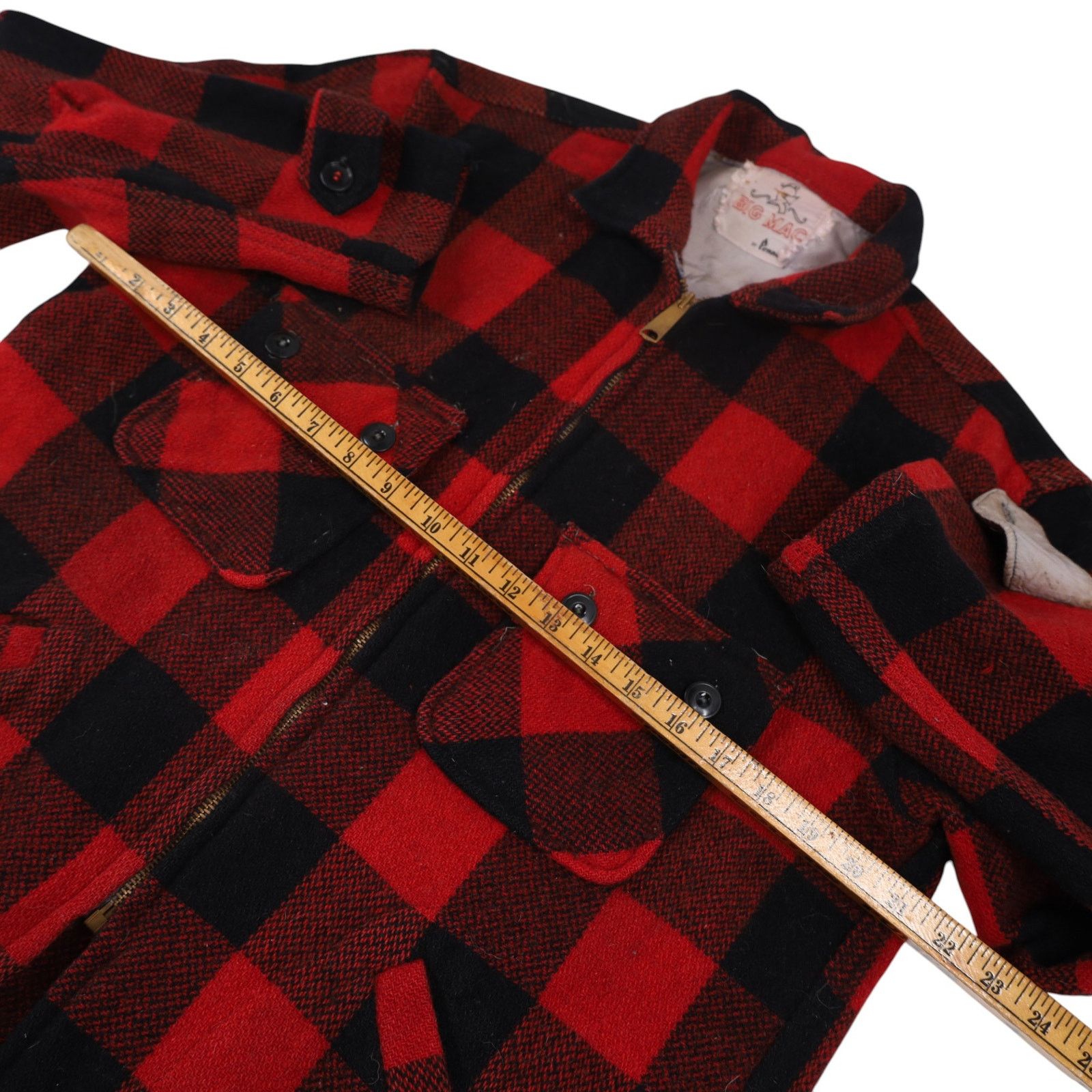 JCPenney × Vintage Vintage J.C. Penny's Big Mac Wool Buffalo Plaid Jacket Size US M / EU 48-50 / 2 - 9 Thumbnail