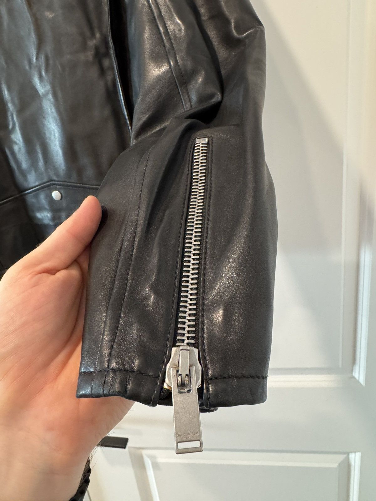 Saint Laurent Paris Saint Laurent L01 Leather Moto Jacket Size US M / EU 48-50 / 2 - 9 Thumbnail