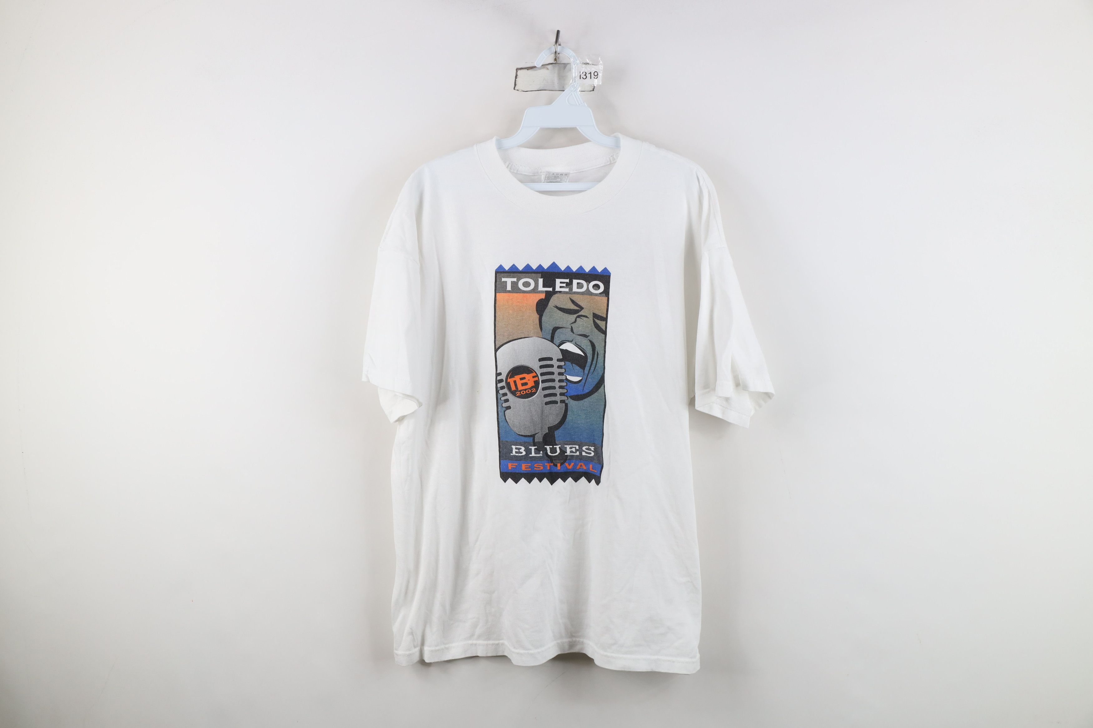 Vintage Vintage Y2K Ohio Blues Festival Music Short Sleeve T-Shirt Size US XL / EU 56 / 4 - 1 Thumbnail