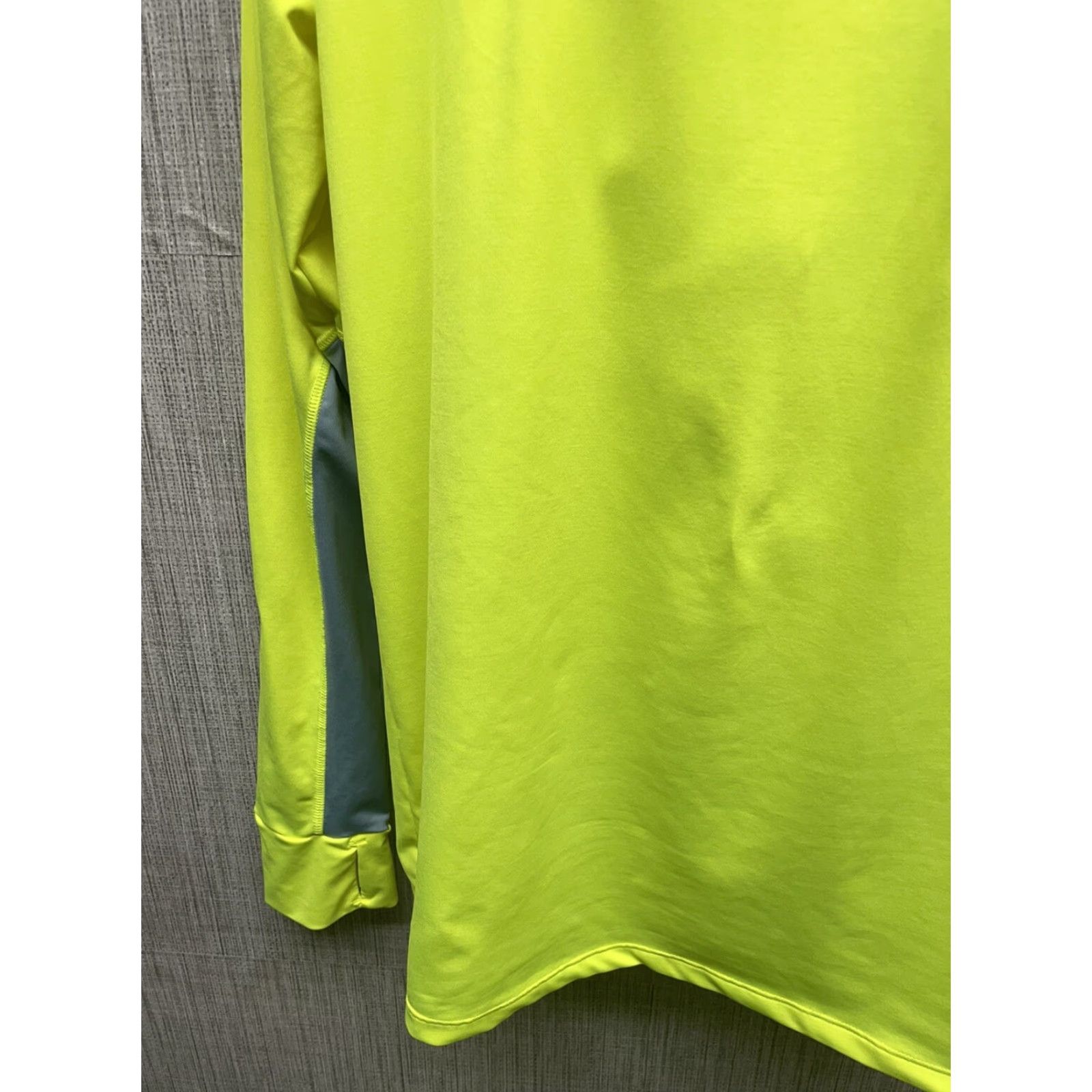 Under Armour Under Armour Run Regular Neon Yellow/Grey Half Zip Pullover Sweatshirt Mens L Gray Size US L / EU 52-54 / 3 - 3 Thumbnail