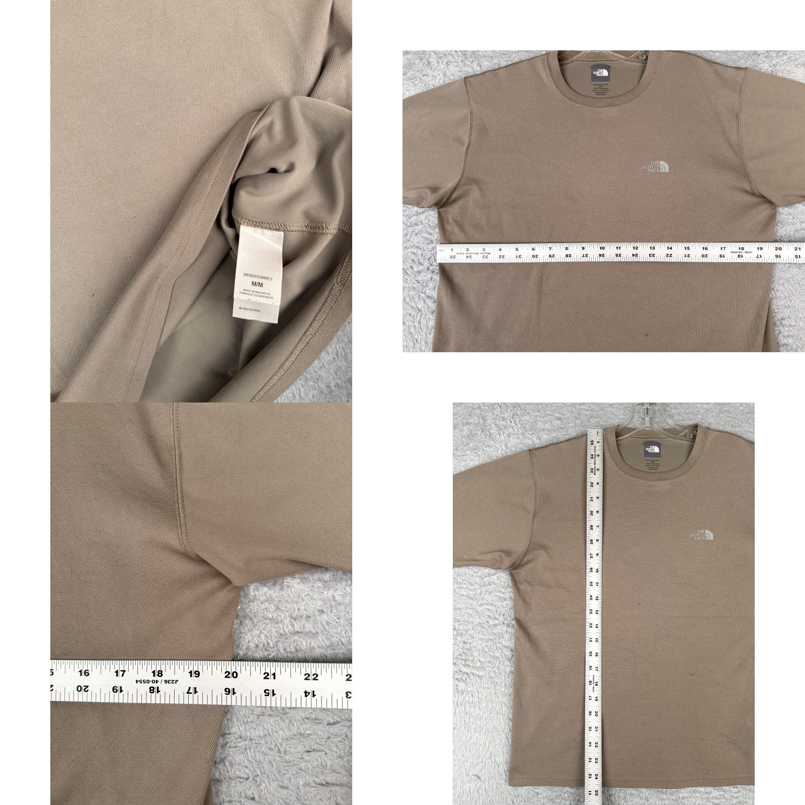 The North Face VINTAGE is not applicable; The North Face Shirt Men Medium Beige Short Sleeve Crew Neck Vaporwick Poly READ Size US M / EU 48-50 / 2 - 8 Thumbnail