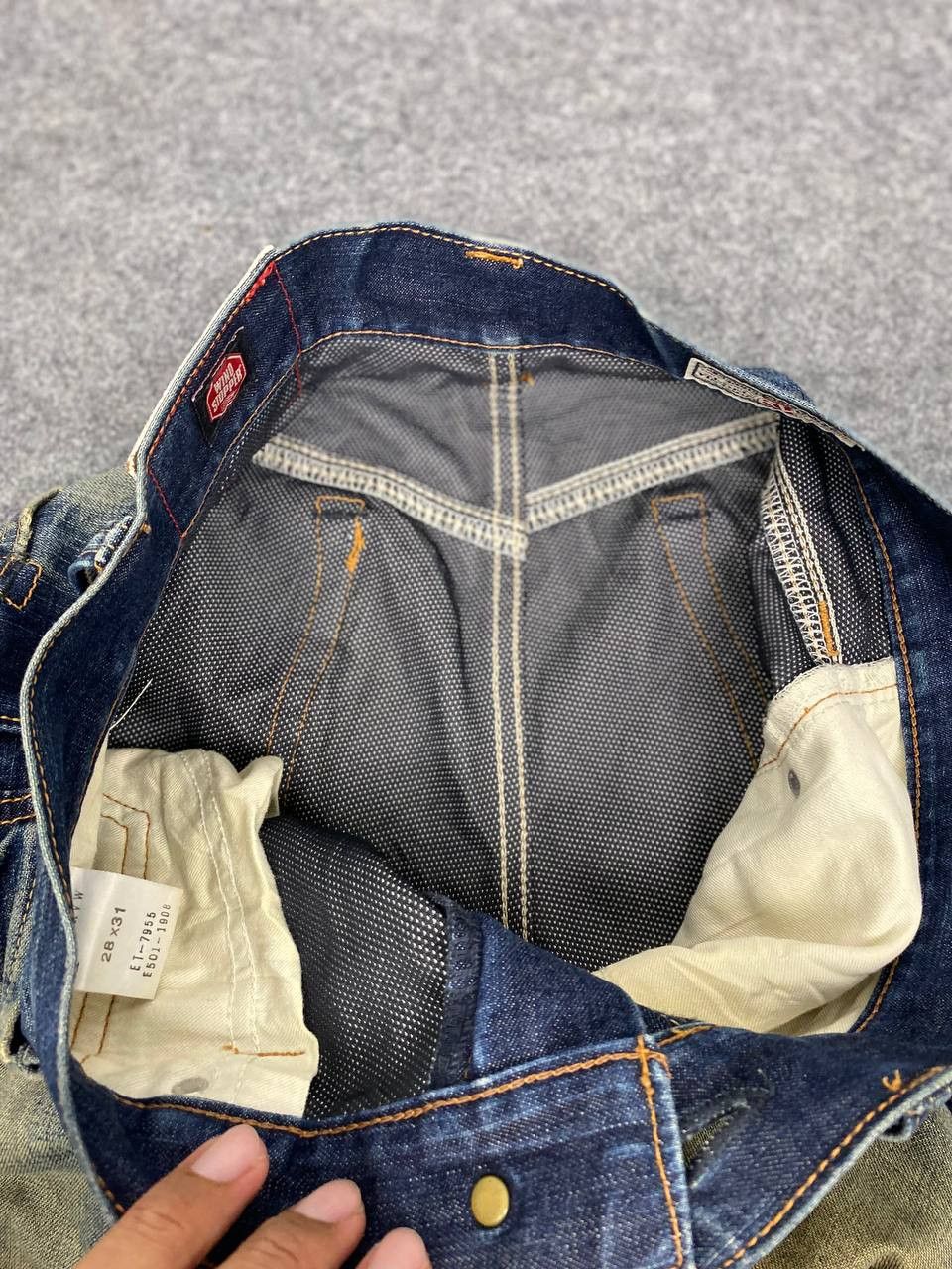 Edwin edwin rebel vintage windstopper distressed denim Size US 32 / EU 48 - 16 Thumbnail
