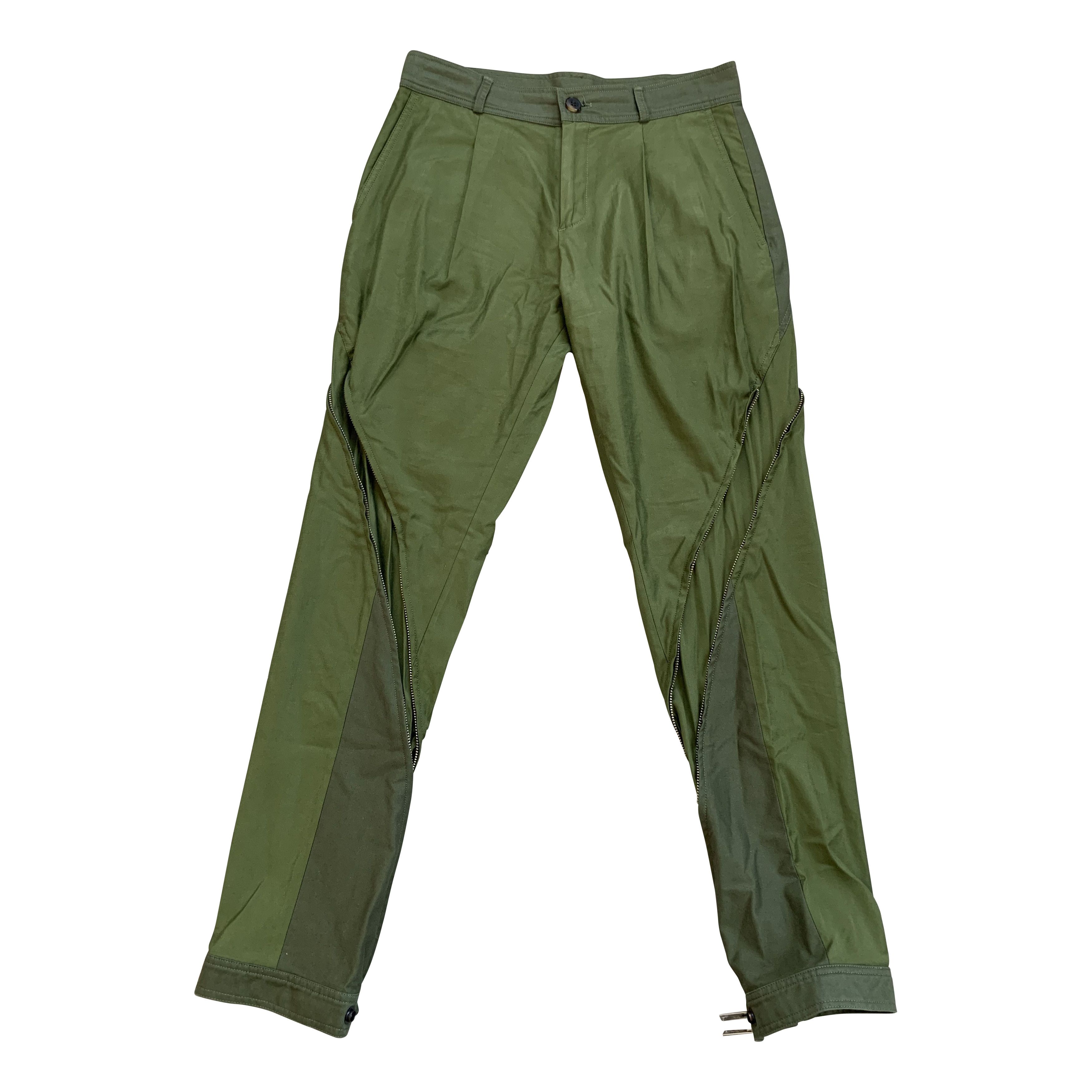 Mihara Yasuhiro Twisted Zipper Pants