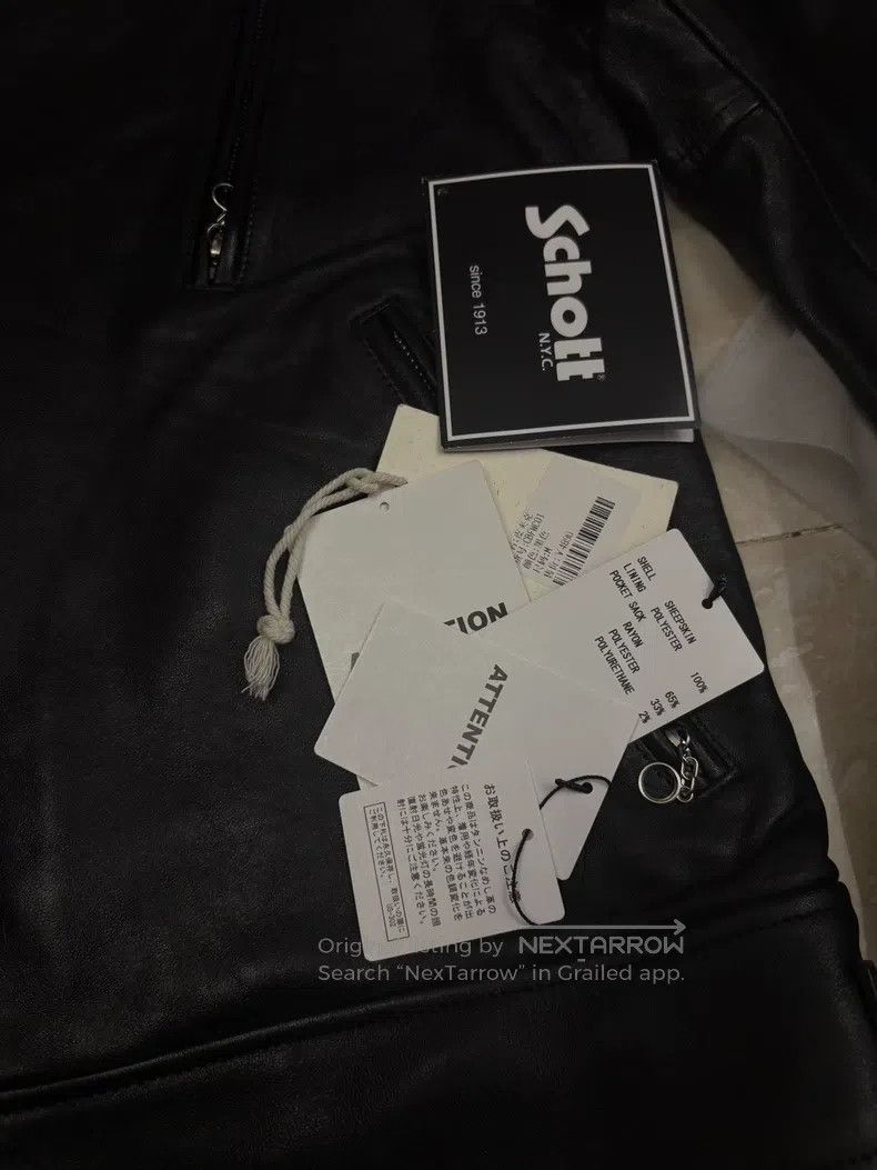 Schott Schott Leather coat Nissan sheepskin Size US M / EU 48-50 / 2 - 8 Thumbnail