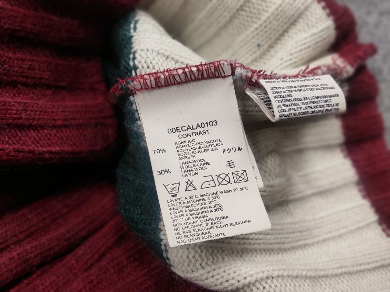 Diesel × Vintage Vintage Diesel Y2K style combination hoodie Long sleeve Size L / US 10 / IT 46 - 15 Thumbnail