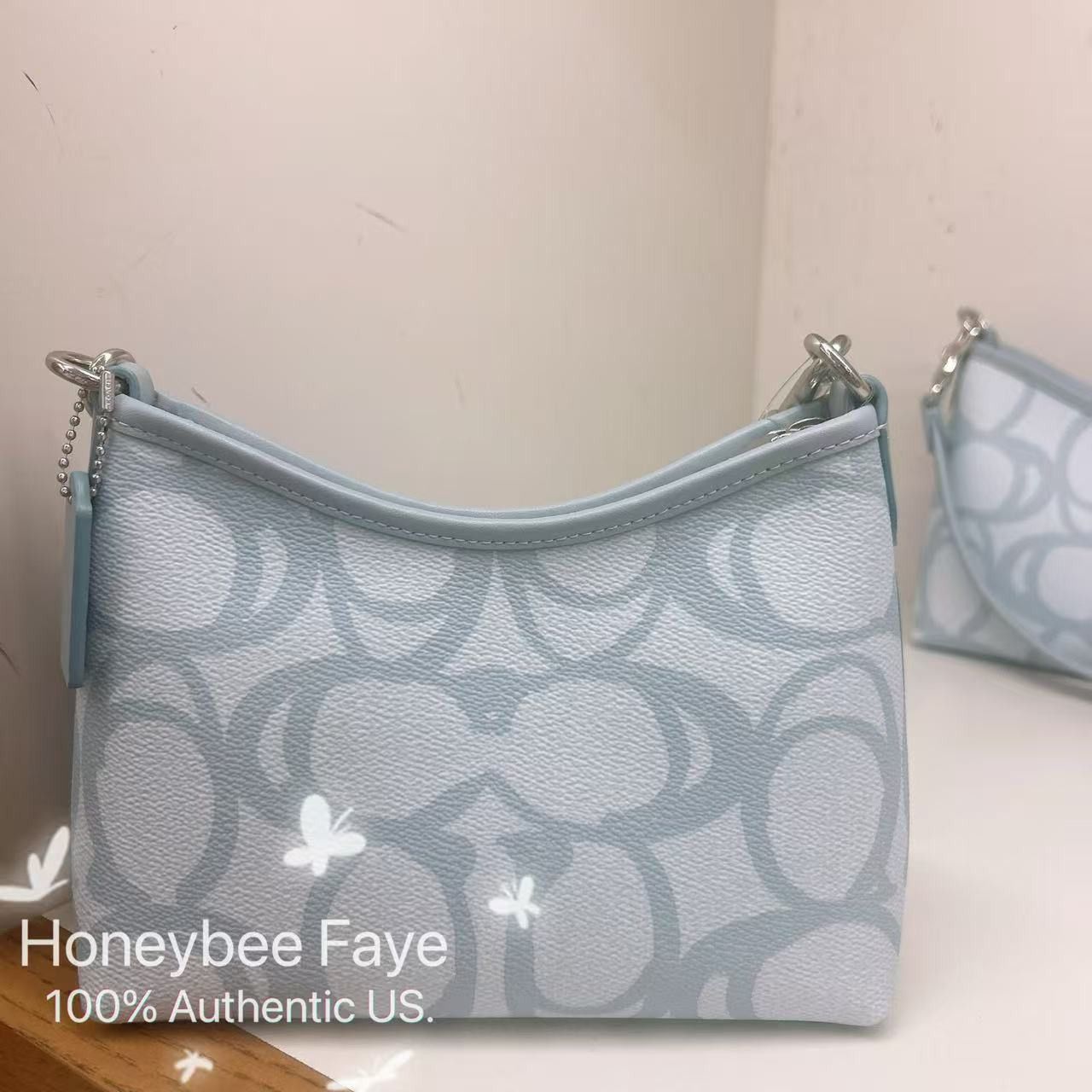 Coach Laurel Small Shoulder Bag In Sketch Signature Canvas CBI05 Size ONE SIZE - 2 Thumbnail
