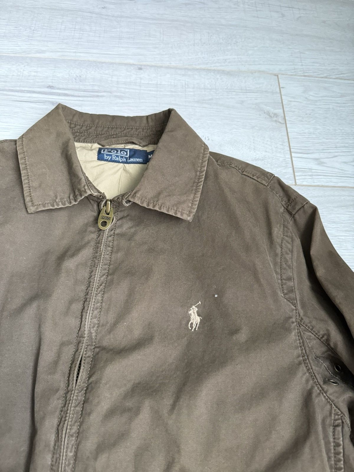 Polo Ralph Lauren × Vintage Polo Ralph Lauren Military Field Jacket Olive Vintage Workwe Size US M / EU 48-50 / 2 - 6 Thumbnail