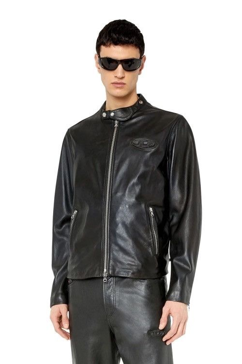 Diesel Diesel L- METAL GIACCA leather jacket Size US L / EU 52-54 / 3 - 1 Thumbnail
