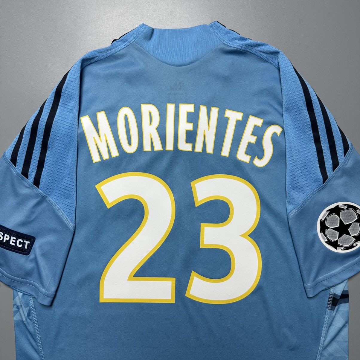 Adidas MARSEILLE ADIDAS 2009/2010 SOCCER AWAY JERSEY #23 MORIENTES Size US L / EU 52-54 / 3 - 14 Thumbnail