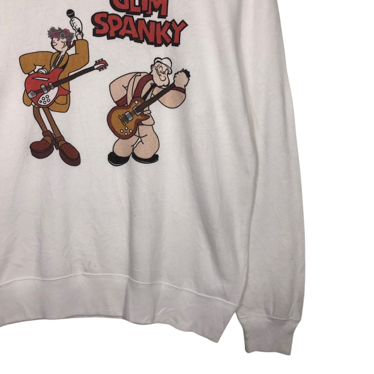 Cartoon Network 📌Vintage Sweatshirt Popeye Big Logo Design Size US M / EU 48-50 / 2 - 6 Thumbnail