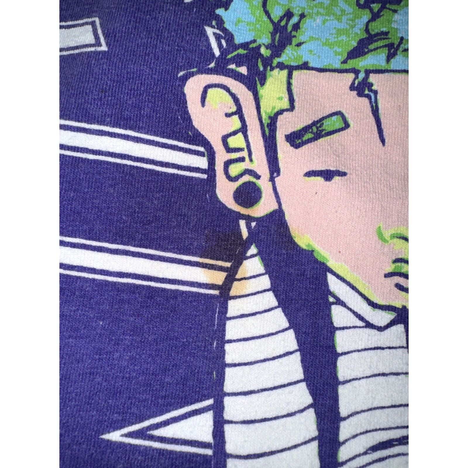 Vintage LFA Graffiti Character T-Shirt White Large Mens XXL? Wait. Size US L / EU 52-54 / 3 - 3 Thumbnail