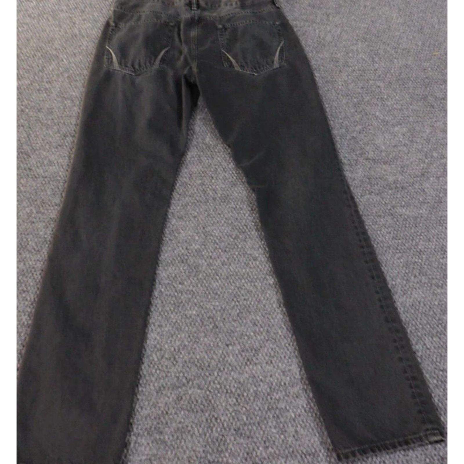 Allsaints AllSaints Jeans Men 32x30 Gray Denim Straight Middle Rise 30 Inseam Classic Fit Cowboy Pockets Zipper Closure Size US 32 / EU 48 - 6 Thumbnail