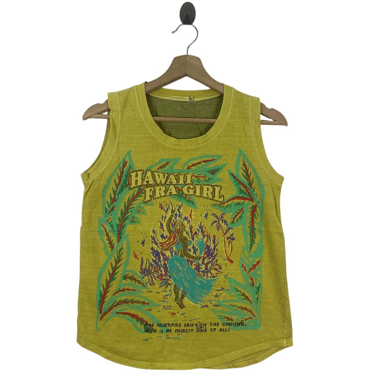 Vintage Vintage HAWAII FRA GIRL Resort Hawaiian Tank Top Tee Shirt Size XXS / US 00 / IT 34 - 3 Thumbnail