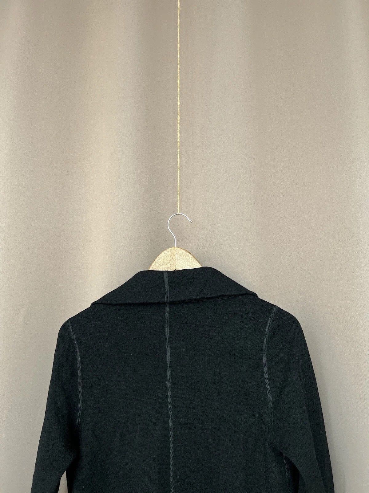 Annette Gortz Annette Gortz Black Mantle Open Cardigan Womens M/L Size M / US 6-8 / IT 42-44 - 8 Thumbnail