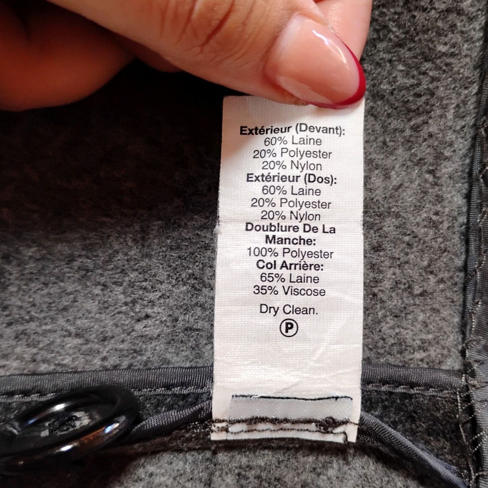 Madewell Madewell Womens Gray Wool Blend Car Coat Jacket S Size S / US 4 / IT 40 - 4 Thumbnail