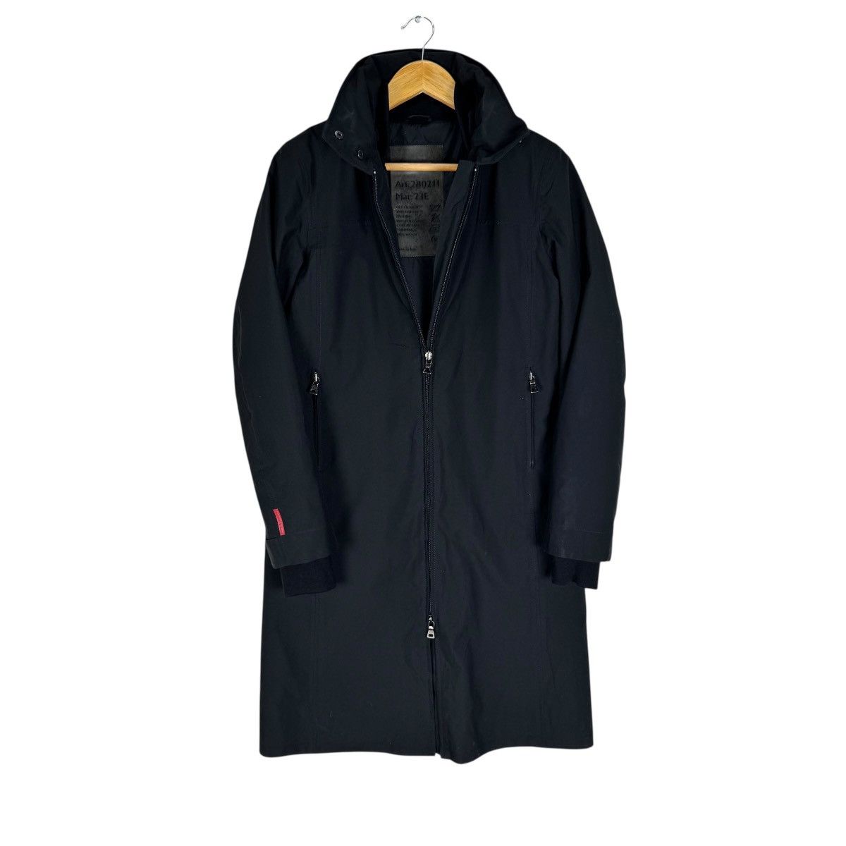 Prada 🔥PRADA HOODIE LONG DOWN JACKET Size S / US 4 / IT 40 - 1 Thumbnail