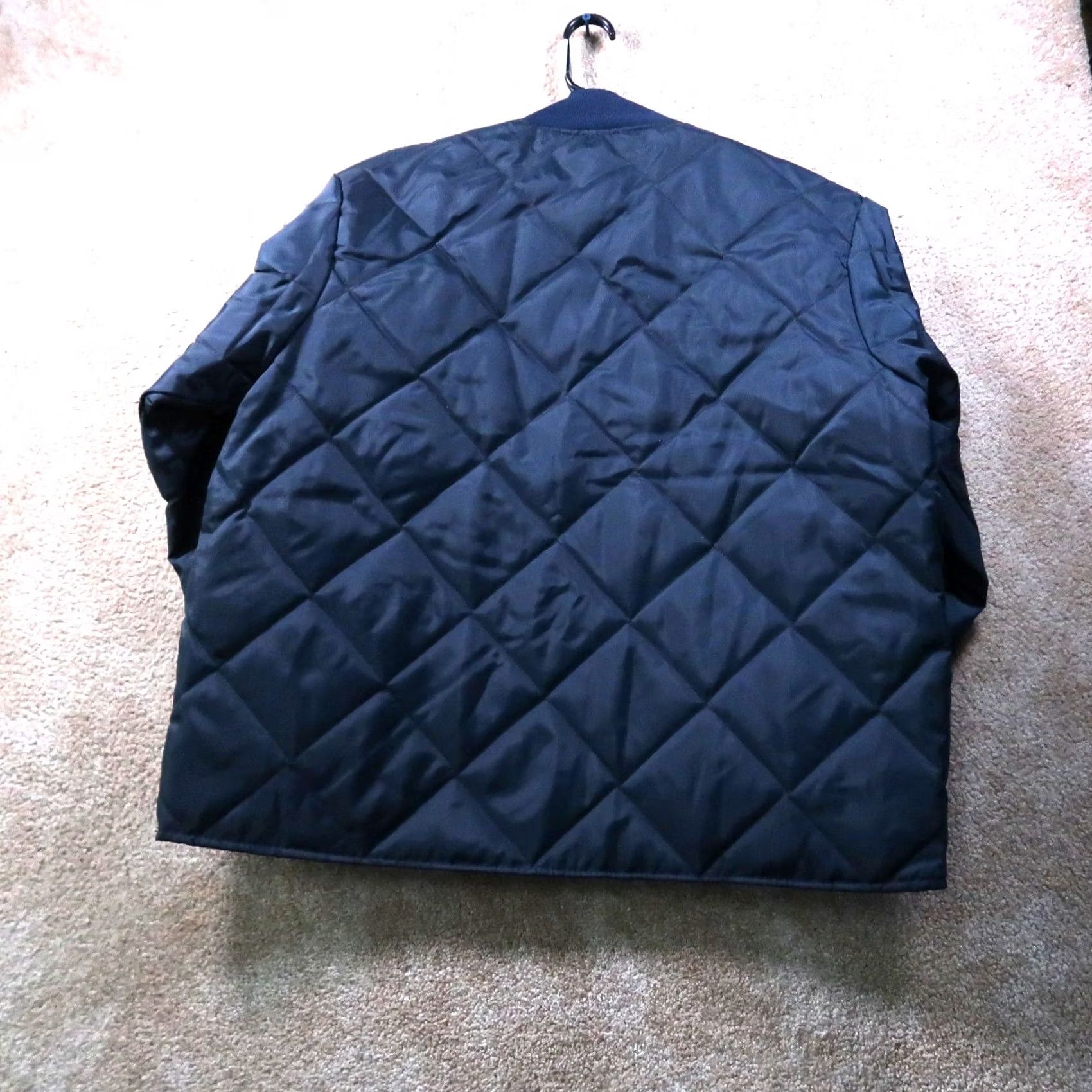 Vintage VINTAGE Samco Jacket Bomber Shirt Men 2XL Blue Quilted USA Short Size US XXL / EU 58 / 5 - 7 Thumbnail