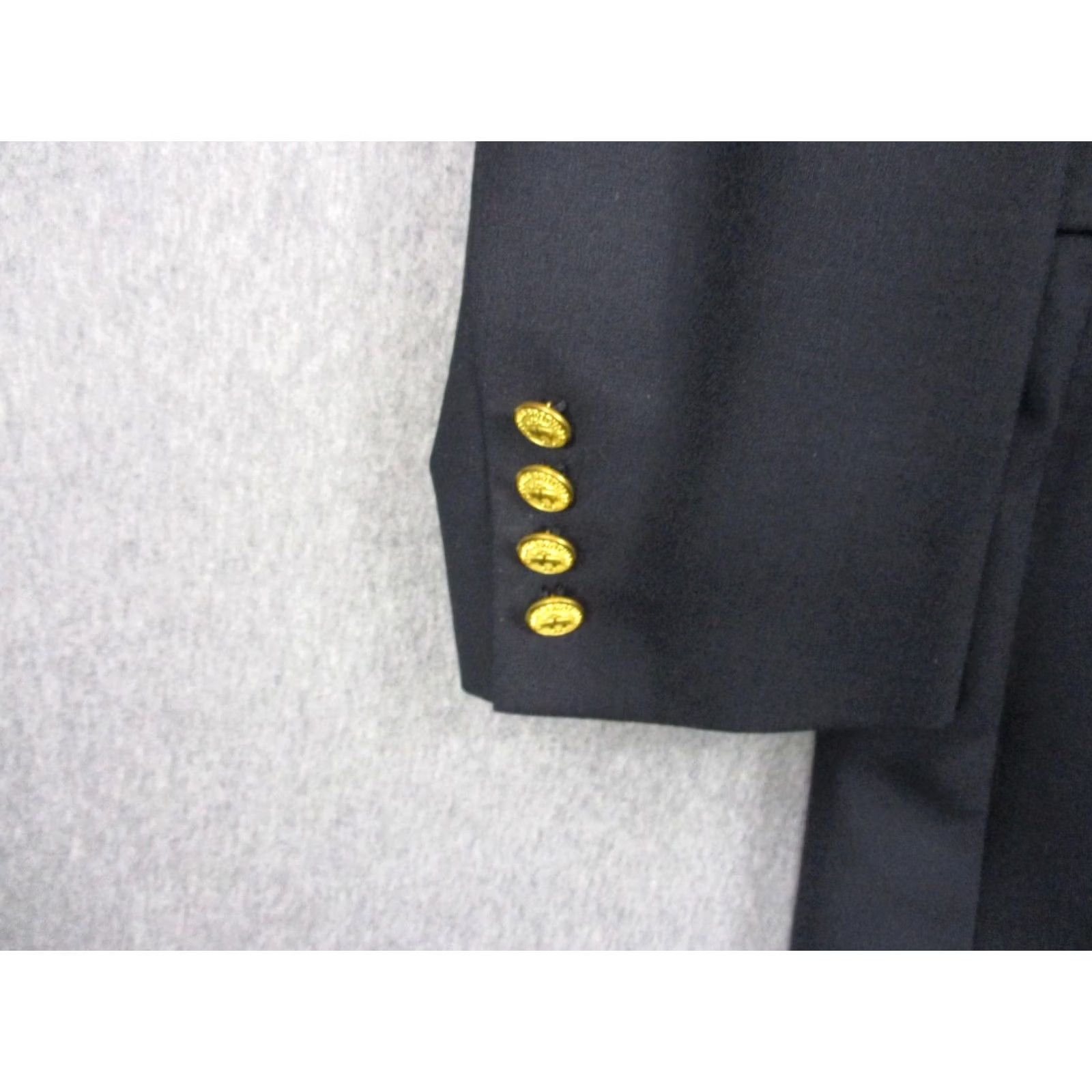 Brooks Brothers Brooks Brothers 346 Blazer Mens 41L Blue Stretch Wool Two Button Suit Jacket Size 42R - 3 Thumbnail