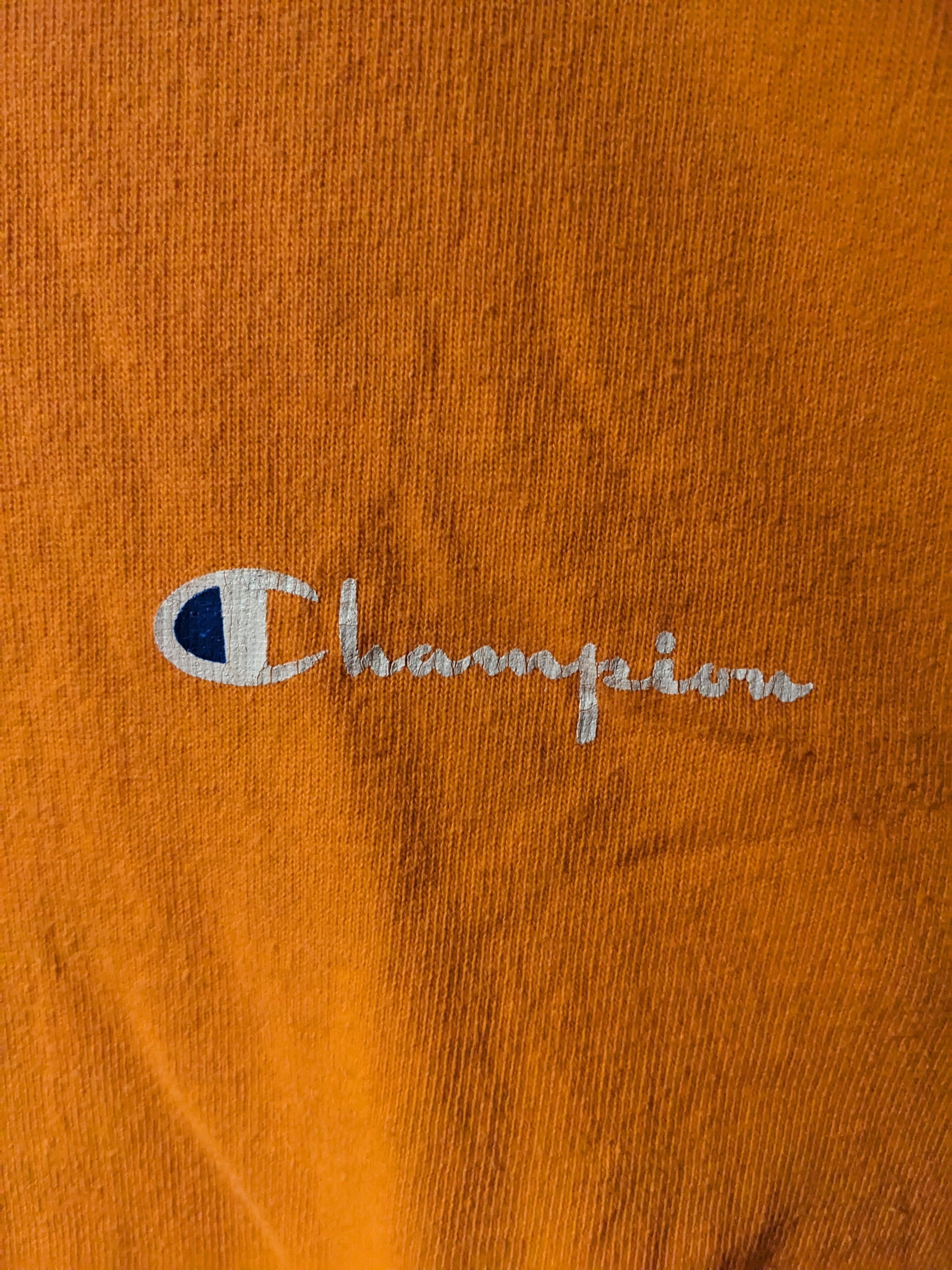 Champion × Vintage Vintage 90s Champion Small Logo Essential Large T-Shirt Size US L / EU 52-54 / 3 - 2 Thumbnail