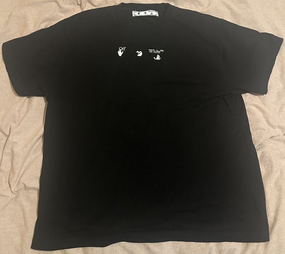 Off-White Off White Black/Grey Arrow Tee Size US S / EU 44-46 / 1 - 1 Thumbnail